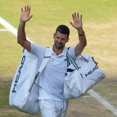 Djokovic hopes to return to Wimby after Sinner lesson