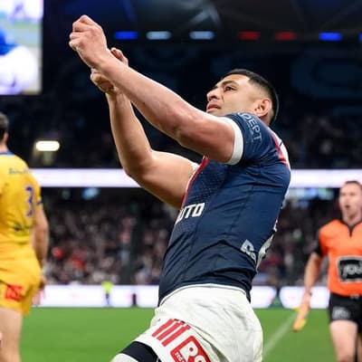 Rooster honours Tongan royalty with milestone hat-trick