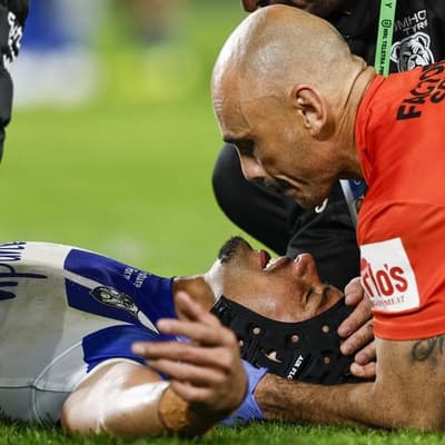 Crichton on Bulldogs' team sheet after 'scary' injury