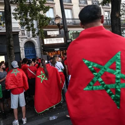 Paris protest video falsely labelled as World Cup riot