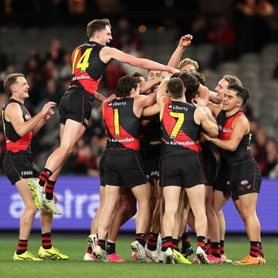 'Bloody good feeling': Essendon secure famous win