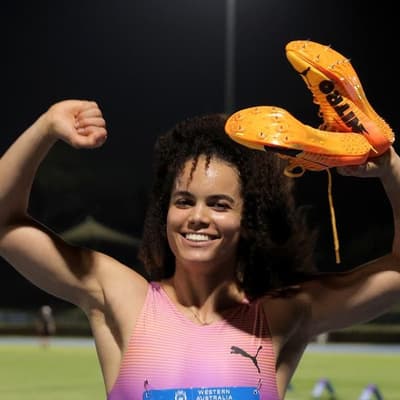 Sprint star smashes her own Australian 100m record