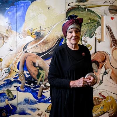 Artist's spirit returns as Whiteley studio reopens