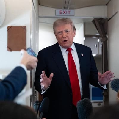Trump says United States and Iran 'having good talks'