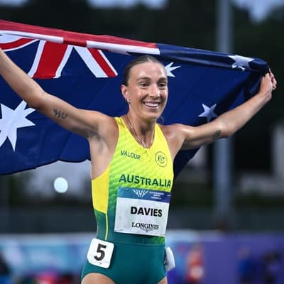 Aussie Davies mows down Kenyan for 10,000m gold