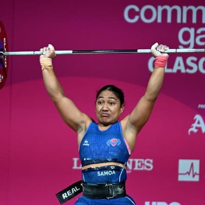 Teen weightlifting star wins Samoa's first Games gold