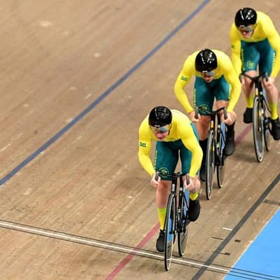 Australia qualify fastest in men's team sprint at Games