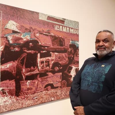 Car wreck-inspired work wins 'other' $100k art prize