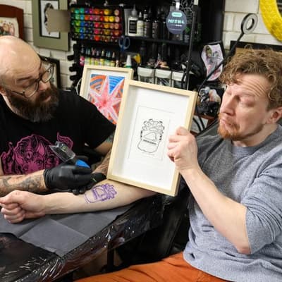 You might buy this art but would you have it inked?
