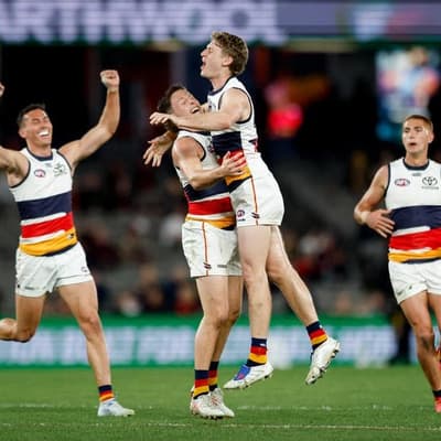 Crows cruise past Bombers to go fourth in AFL