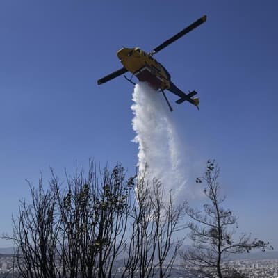 Crews fight fierce wildfire near Athens for fourth day