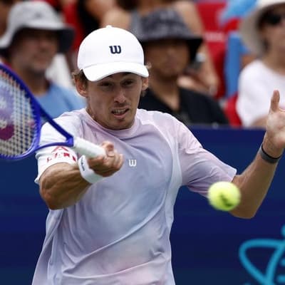 'A battle': Demon wins all-Aussie clash, Popyrin fights
