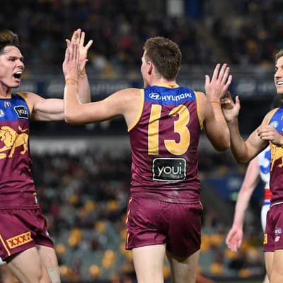 Triple tall threat pleases Brisbane Lions coach
