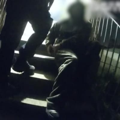 Police bodycam shows calm arrest over alleged DV murder