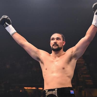 'Hardest I've been hit': Aussie hailed as future champ