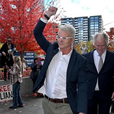'Happy to be out': whistleblower celebrates freedom