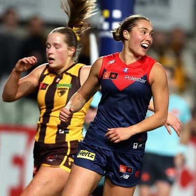 Demons kick clear to start new AFLW era with win