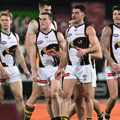 Be tougher and harder: Hawks given rev up ahead of Pies