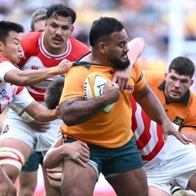 Jones' shout as Tupou powers Wallabies past Japan