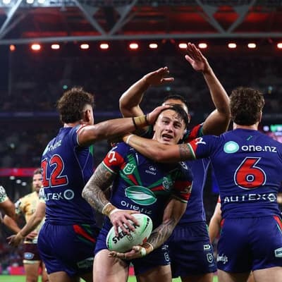 Warriors gun learns fate after hip-drop tackle on Walsh