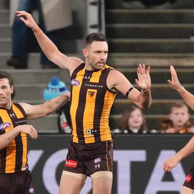 'Grumpy' Gunston reaches 300 as a revered Hawk