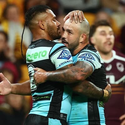 Teammate's massages hoping to fix star Shark
