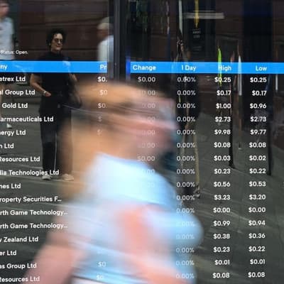 Shares break losing streak but banking slump continues