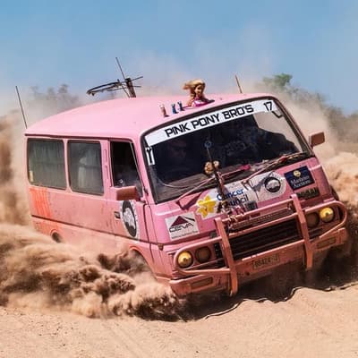 Dated and dented: cars complete tough rally for a cause