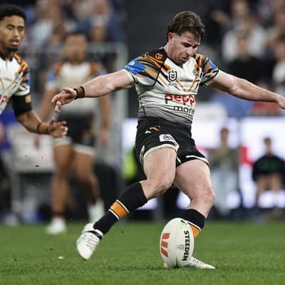 Tigers stun Roosters, blow NRL top-four race wide open