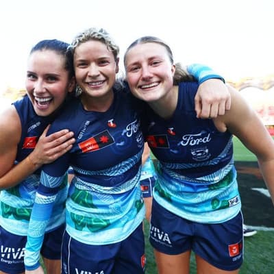Cats defy AFLW injury carnage to see off youthful Suns