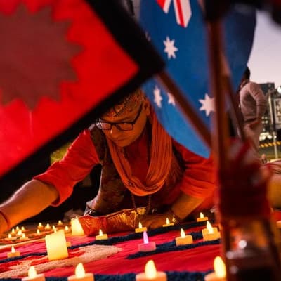 Desperate wait continues as hundreds attend Nepal vigil