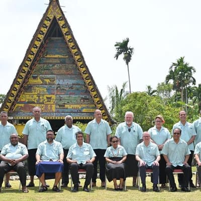 Pacific leaders thrash out stance behind closed doors