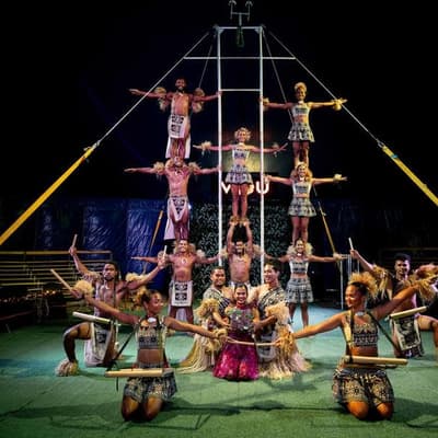Fijian circus takes off, as crowds build for Riverfire