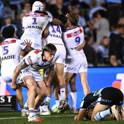 Storm stun Sharks to leave rivals finals-bound on a low