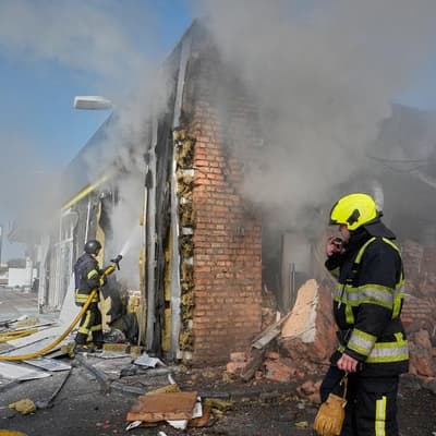 Russia escalates attacks with Kyiv petrol stations hit