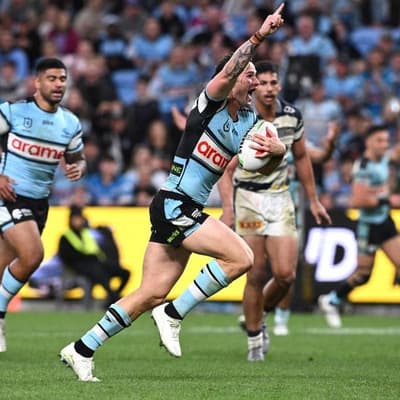 Sharks sink Cowboys to stay alive in NRL finals