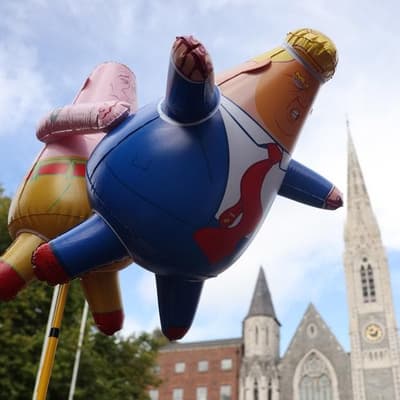 Trump triggers row by backing a united Ireland