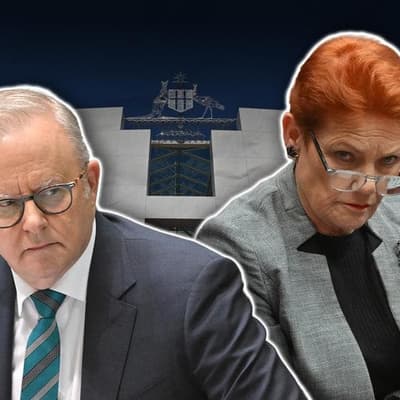 'Out of her league': PM defends mum after Hanson attack