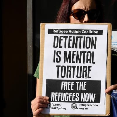 Labor's visa detention stance compared with Trump's ICE