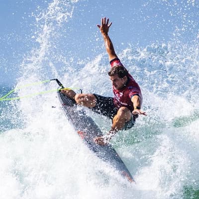Aussie pair left standing in California surf showdown