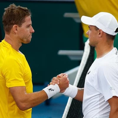 Honours even as Demon's crunch Davis Cup clash looms