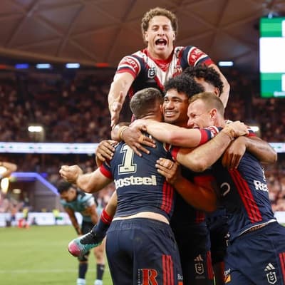 Roosters book prelim ticket by mauling Sharks