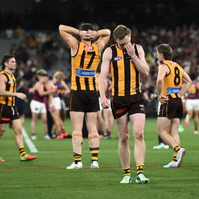 Hawks to 'sit in anger' after prelim final heartbreak