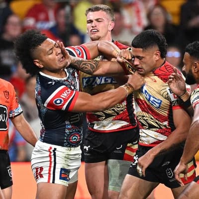 Grudge match: Roosters prop ready for more fire