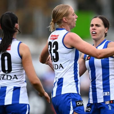 Kangaroos bounce back in AFLW romp over Demons