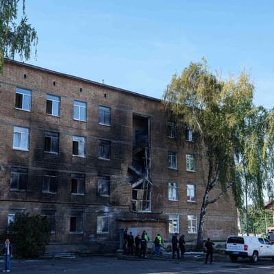 Russia hits Kyiv school in relentless aerial campaign