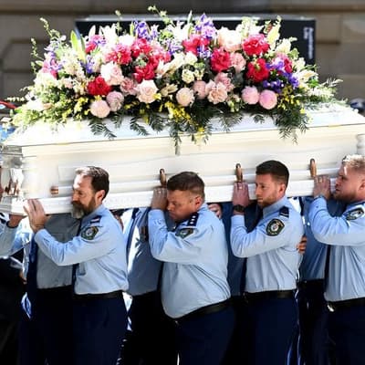 'Our hearts are broken': family, force farewell officer