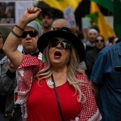 Thousands rally nationwide for global Gaza protests