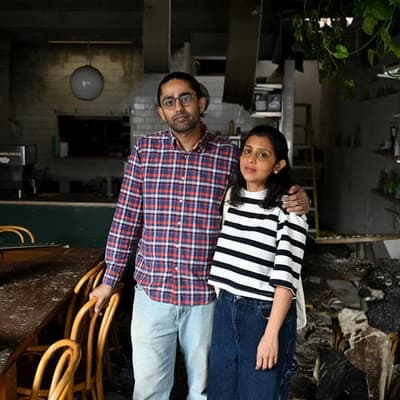 Couple's tax fix plea as tobacco fire guts cafe dream