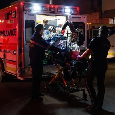 Multiple casualties from fire at Canadian military base